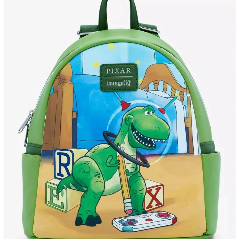 Loungefly Disney Pixar Toy Story Rex Little Arms Backpack